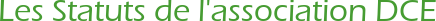 Les Statuts de l\'association DCE